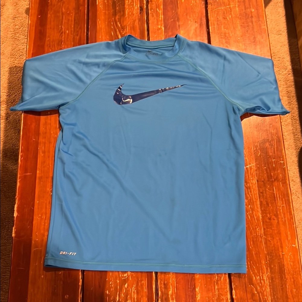 Nike Men's Blue Dri-Fit Shirt